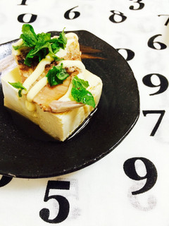 鯖缶の青じそマヨ冷奴-レシピのメイン写真