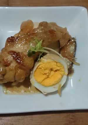 手羽元の簡単甘酢煮♪(*^^*)-レシピのメイン写真