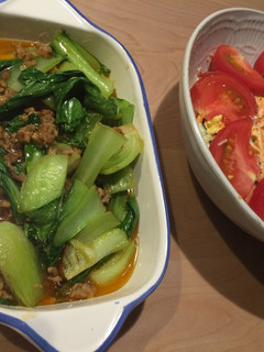 余ったそぼろで麻婆青梗菜-レシピのメイン写真
