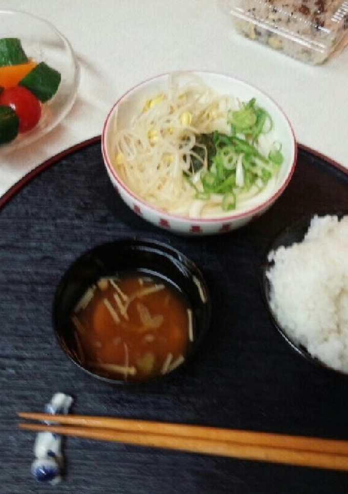 血管ダイエット427（夏野菜と冷うどん）-レシピのメイン写真