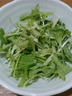 水菜とかいわれのグリーンサラダ-レシピのメイン写真