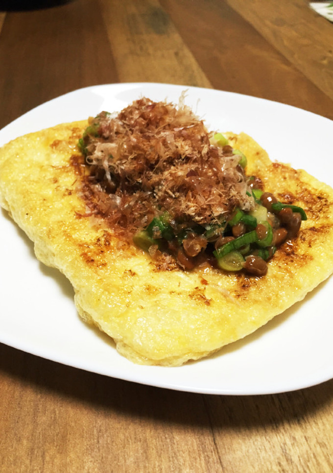 厚揚げ納豆のせ-レシピのメイン写真