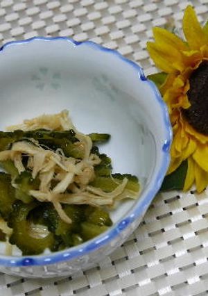 ♪ゴーヤとさきイカの酢の物♪-レシピのメイン写真
