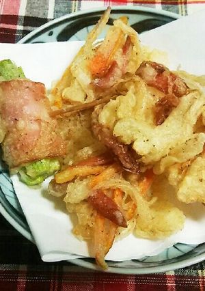 ゴーヤのかき揚げ-レシピのメイン写真