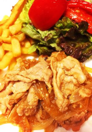 夏バテ予防★豚の生姜焼き-レシピのメイン写真