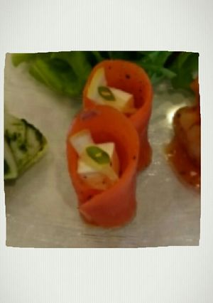 生サーモンのチーズ巻き-レシピのメイン写真