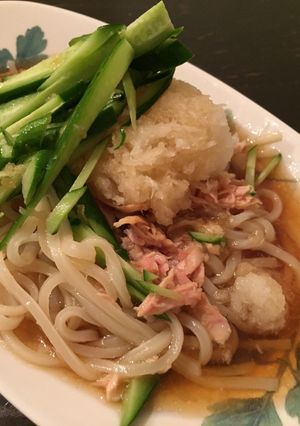 ツナおろしのぶっかけうどん-レシピのメイン写真