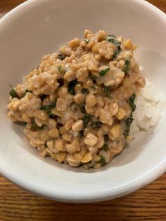 紫蘇の実納豆ご飯-レシピのメイン写真