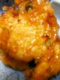 鶏むね肉の甘辛味唐揚げ