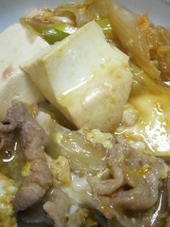 からだにやさしい♪肉豆腐の玉子とじ-レシピのメイン写真