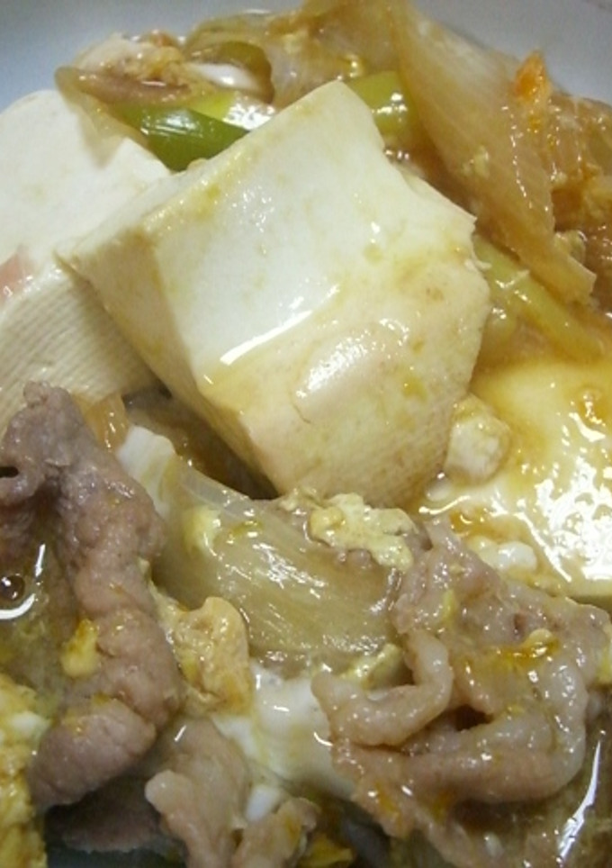 からだにやさしい♪肉豆腐の玉子とじ-レシピのメイン写真