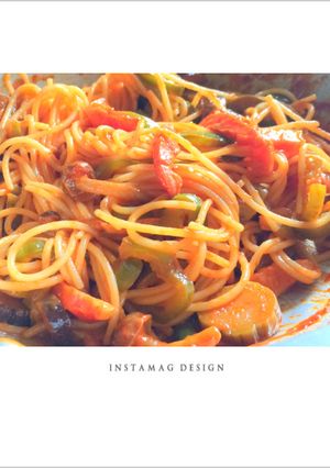 超手抜き夏野菜トマトパスタ！-レシピのメイン写真