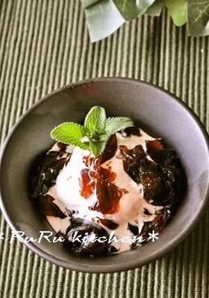 手抜きソフトクリームの珈琲ゼリー掛け-レシピのメイン写真