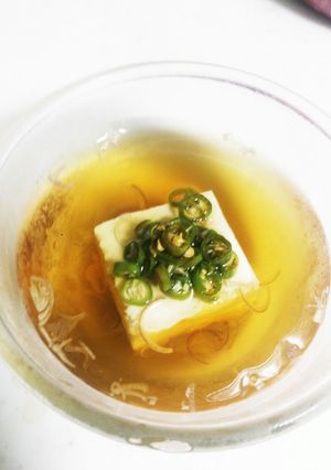 冷奴と出汁ゼリー-レシピのメイン写真