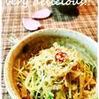 大根の皮と豆苗のキンピラ風♡