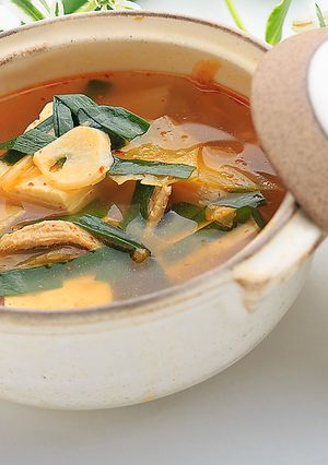 ダイエットにお薦め☆キムチと野菜のスープ-レシピのメイン写真