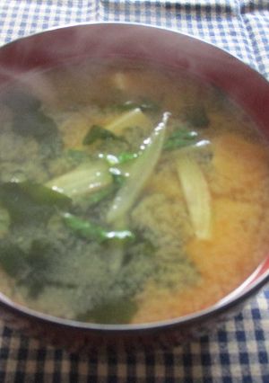 おひとりさまの香り豊かなお味噌汁-レシピのメイン写真