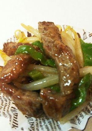 お弁当の一品✩牛肉ともやしの炒め物-レシピのメイン写真