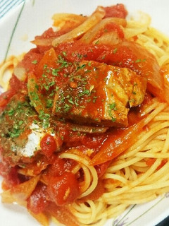 簡単☆サバ缶トマトパスタ-レシピのメイン写真