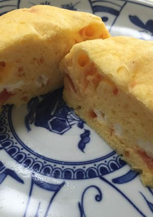 離乳食 油砂糖無トマトチーズ蒸しパン☆-レシピのメイン写真