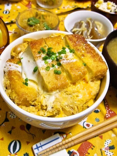 ヘルシー♪おいしい♪ 高野豆腐のカツ丼*-レシピのメイン写真