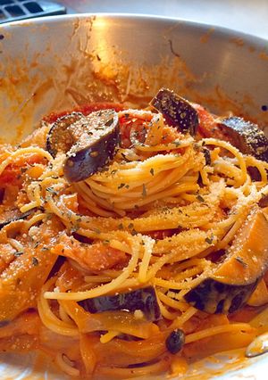 手抜きで美味しい！トマトクリームパスタ♪-レシピのメイン写真