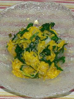 食用菊と春菊のおろし和え-レシピのメイン写真