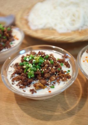 冷やし豆乳坦々つけめん-レシピのメイン写真