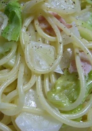 牛乳とキャベツのスープパスタ-レシピのメイン写真