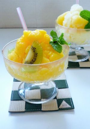 盛夏に果汁爽やか彡シャーベット-レシピのメイン写真