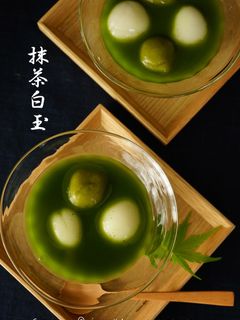 抹茶白玉-レシピのメイン写真
