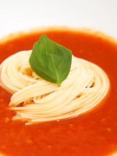 冷えたお出汁でそうめんパスタ-レシピのメイン写真