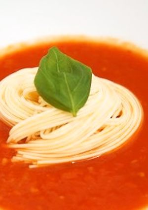 冷えたお出汁でそうめんパスタ-レシピのメイン写真