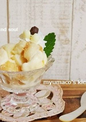 ピーチメルバ-レシピのメイン写真