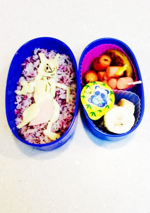 ポケモン☆ミュウツー☆キャラ弁-レシピのメイン写真