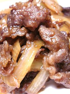 すき焼きのタレで簡単! 牛肉の生姜焼き!-レシピのメイン写真