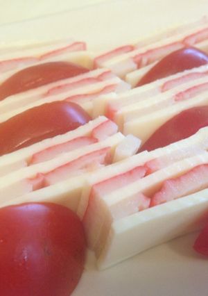 スライスチーズのカニかまサンド-レシピのメイン写真