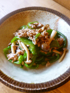 ピーマンとひき肉の甘辛炒め♪-レシピのメイン写真
