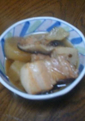 大根と豚ばら肉の炒め煮-レシピのメイン写真