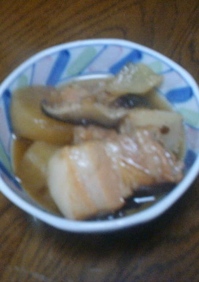 大根と豚ばら肉の炒め煮-レシピのメイン写真