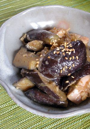 夏バテ防止食！鶏肉と茄子の甘辛味噌炒め♪-レシピのメイン写真