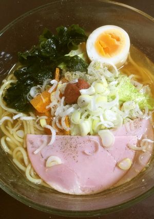 簡単で適当なパスタ冷やししょうゆラーメン-レシピのメイン写真