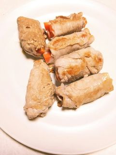 人参豚肉巻き-レシピのメイン写真