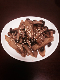 こぼうとしめじの炒り煮-レシピのメイン写真
