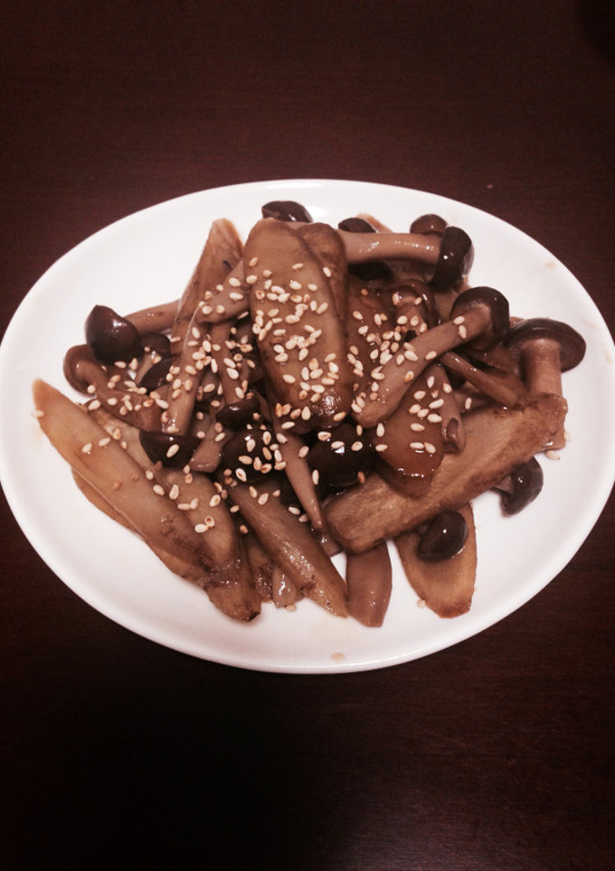 こぼうとしめじの炒り煮-レシピのメイン写真