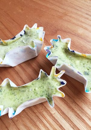 離乳食中期❁ほうれん草ミルク蒸しパン-レシピのメイン写真