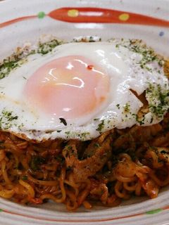 キムチ焼きそば-レシピのメイン写真
