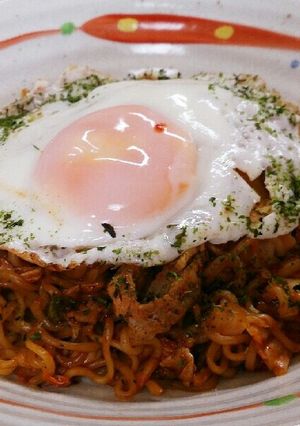キムチ焼きそば-レシピのメイン写真