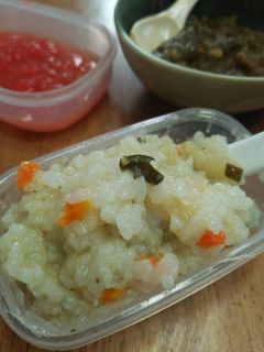 離乳食 中期~夏野菜のお粥-レシピのメイン写真