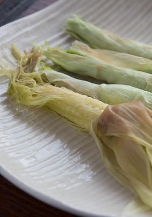 生のヤングコーンの丸焼き-レシピのメイン写真